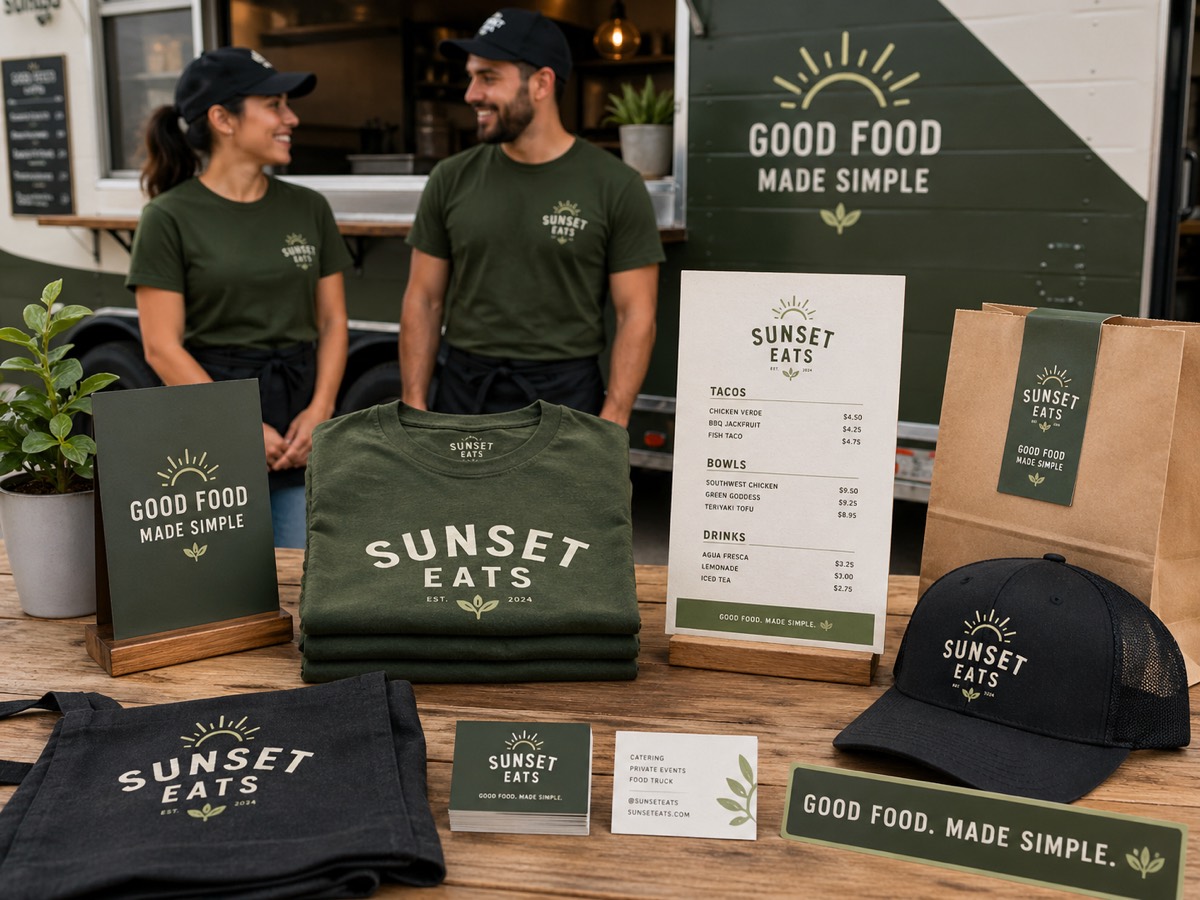 Restaurant and Food Truck Branded Apparel Greensboro